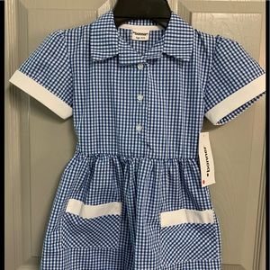 Banner Gingham Blue Dress toddler size 4/5 Wizard of Oz Costume NWT